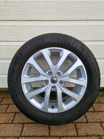 17” original Renault Kadjar rims + Continental summer tires