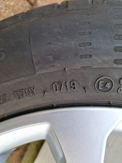 17” original Renault Kadjar rims + Continental summer tires