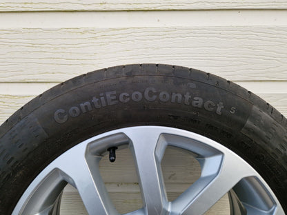 17” original Renault Kadjar rims + Continental summer tires