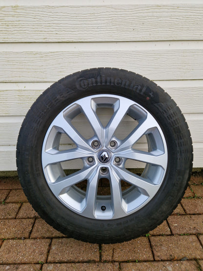 17” original Renault Kadjar rims + Continental summer tires