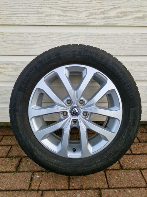 17” originele Renault Kadjar velgen + Continental zomerbande