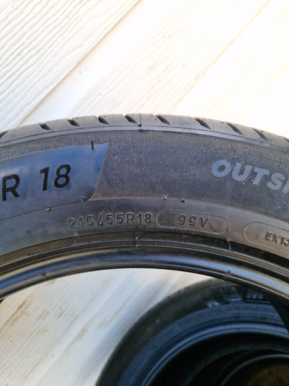 215/55/18 99V Michelin demo banden