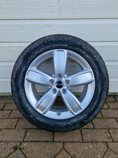 17” originele Mini velgen + Bridgestone zomerbanden