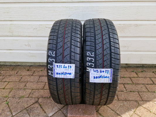 215/60/17C Bridgestone Zomerbanden 2X